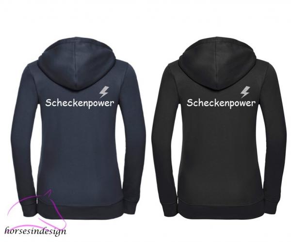 Sweatshirtjacke - "individuelle Rasse"-Power - wie z.B. Scheckenpower